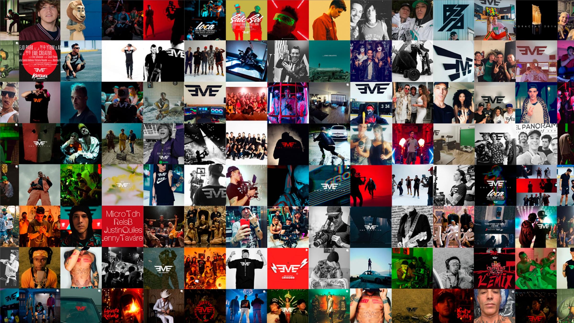 Archivo de proyectos, artistas y momentos de EME Creative